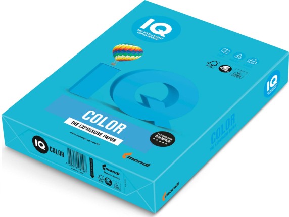Papier ksero iq color A4 Morski aB48