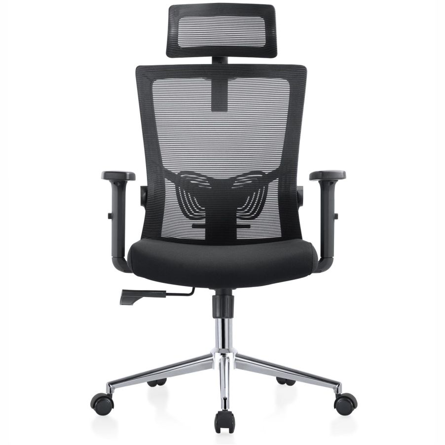 Krzesło obrotowe fotel ergonomiczny siatkowy Imperio czarny Krzesło obrotowe fotel ergonomiczny siatkowy Imperio czarny