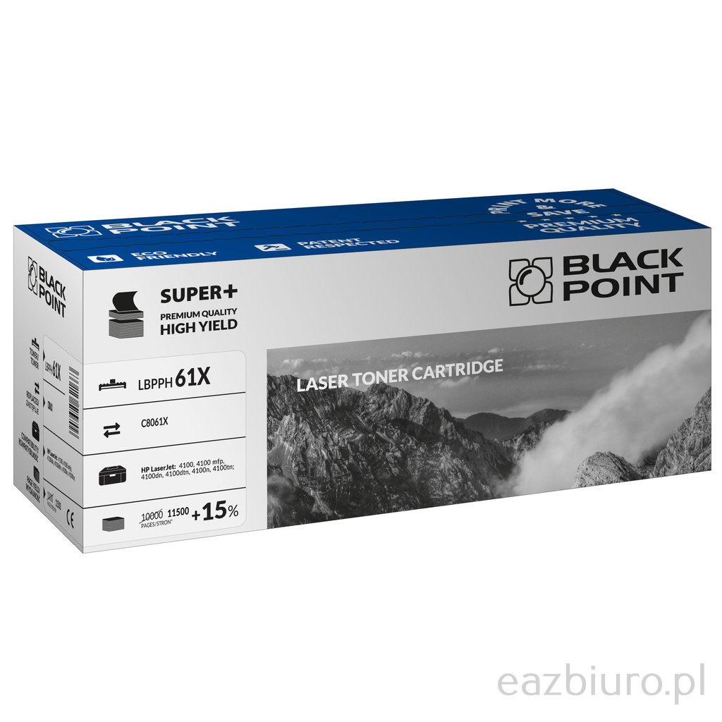 Toner Black Point HP c8061x - lBlack Pointph61x