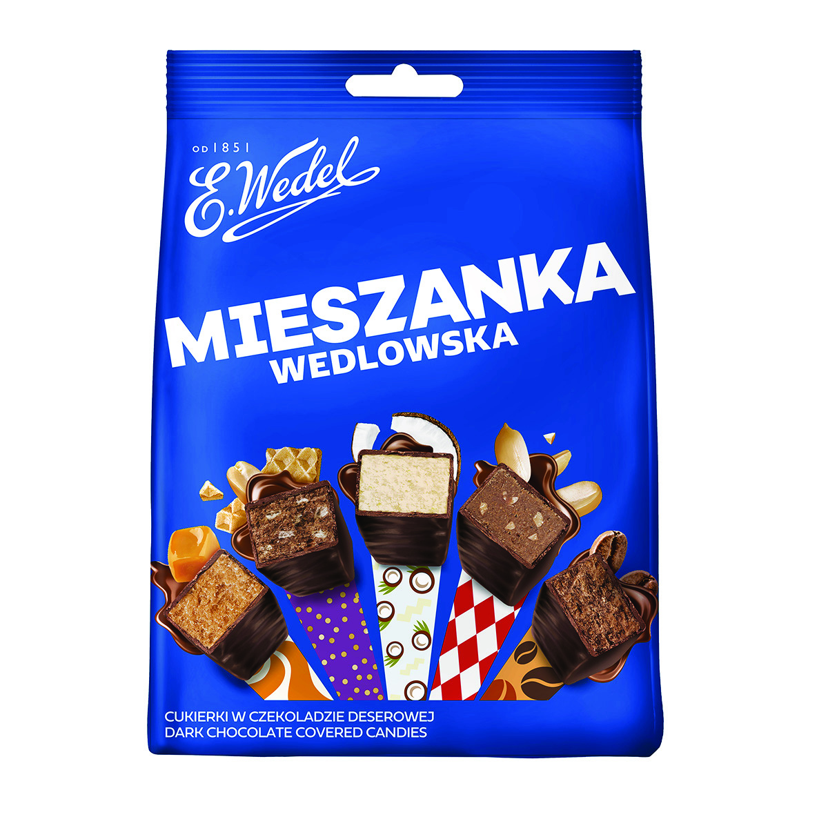 Cukierki w czekoladzie Mieszanka Wedlowska 240g