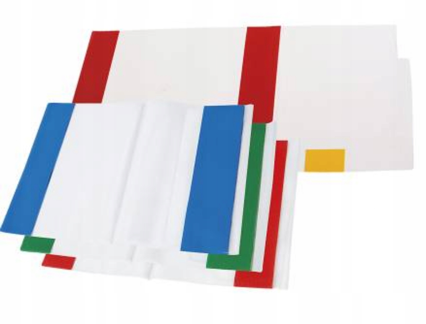 Okładki regulowane pvc A4 mix kolorów 10 sztuk