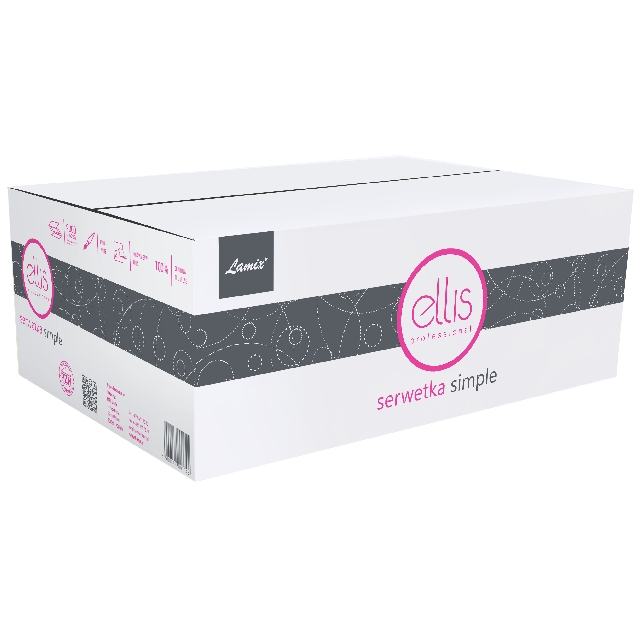 Serwetki białe ellis napkins simple 9000 szt.