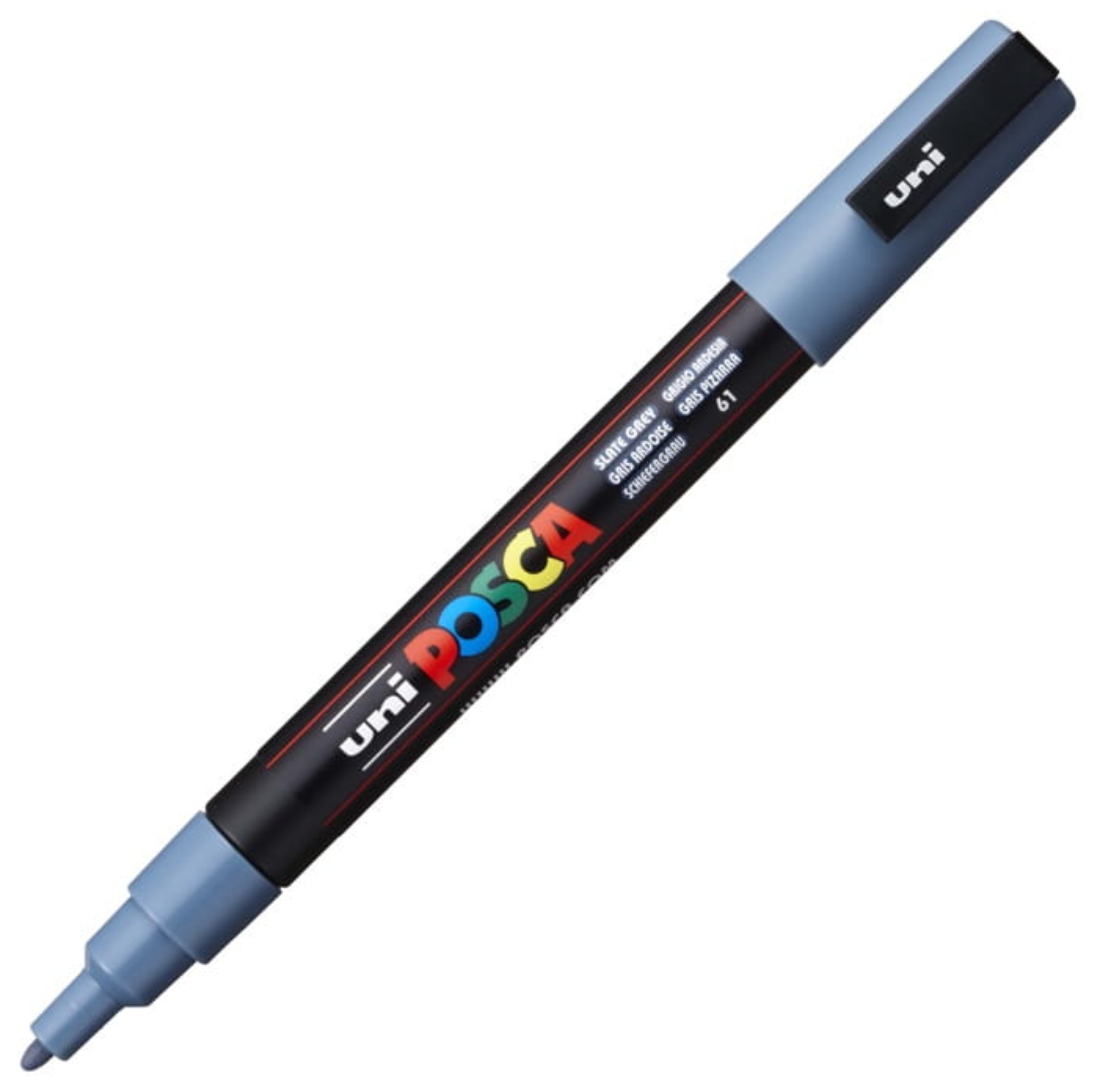 Pc-3 m ciemno-szary marker posca uni | eazbiuro.pl | Kup online!