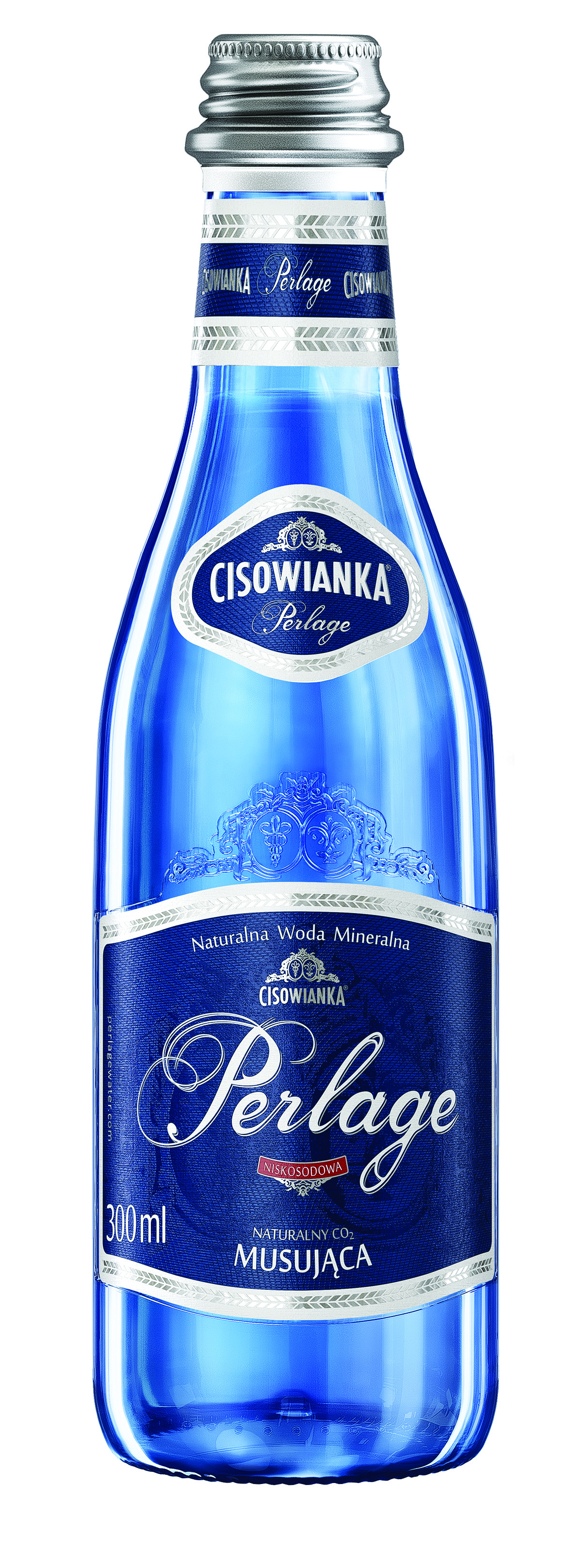 Woda Cisowianka perlage, gazowana, butelka szklana, 0,3l