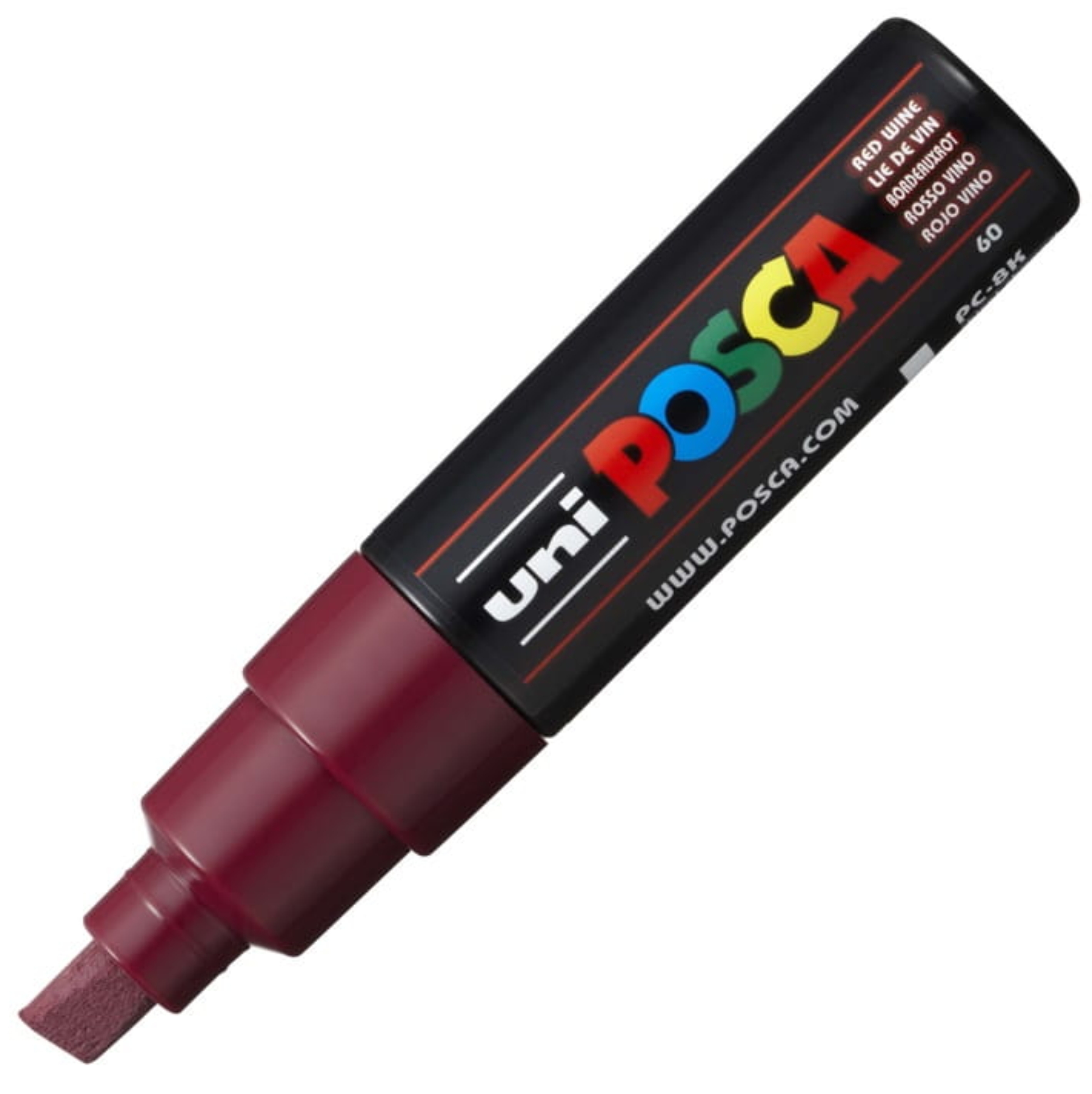 Pc-8k ciemno-czerwony marker posca, uni | eazbiuro.pl | Weź zanim zniknie!