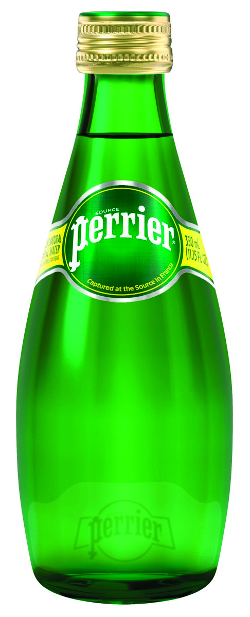 Woda PERRIER, mocny gaz, butelka szklana, 0,33l