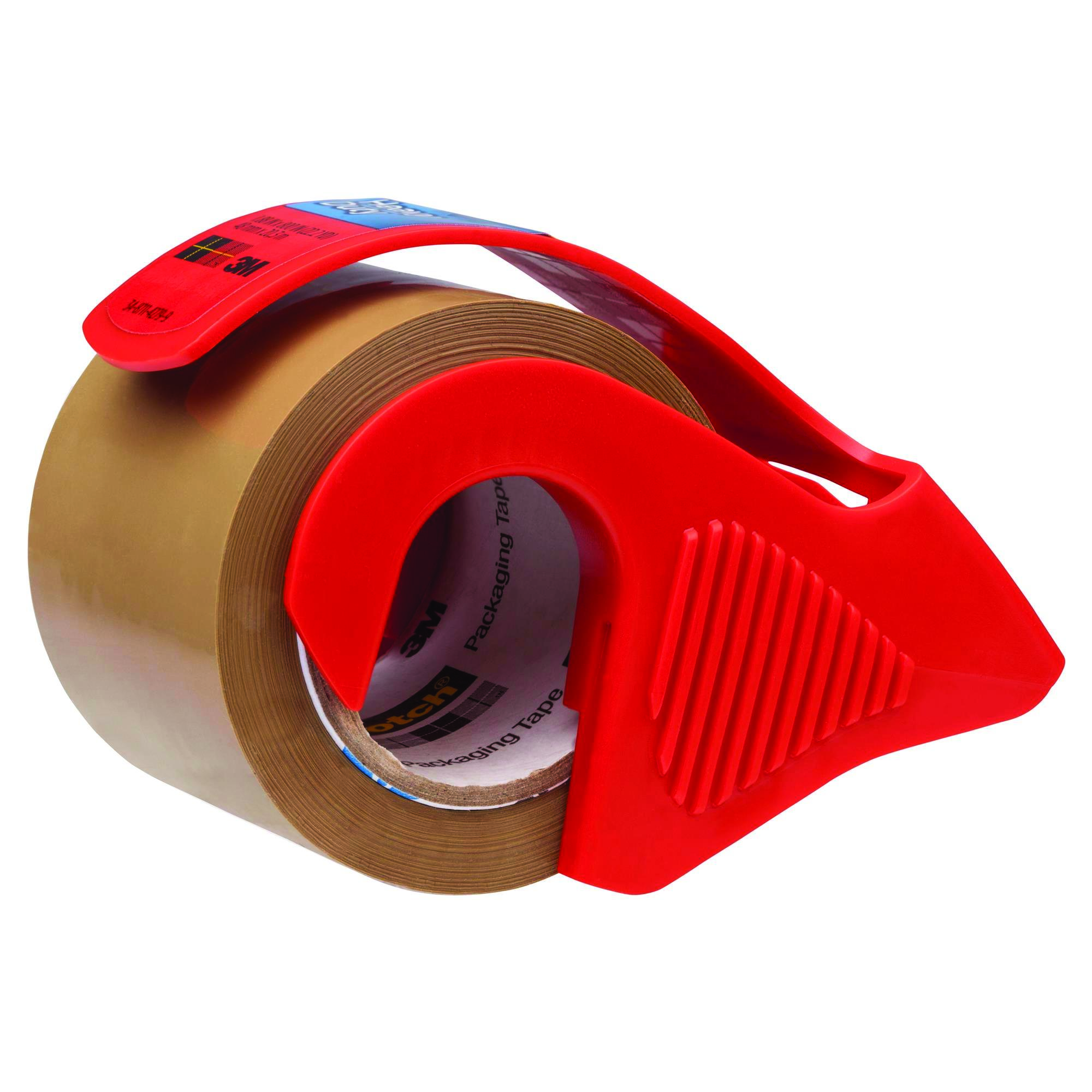 Mini dyspenser do taśm Scotch® (c.5020.d), w zestawie taśma pakową, 48mmx20,3m, czerwony Mini dyspenser do taśm Scotch® (c.5020.d), w zestawie taśma pakową, 48mmx20,3m, czerwony