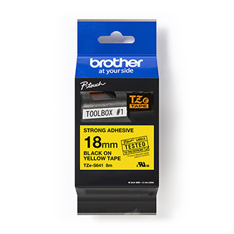 Taśma Brother tzes641 żółta lamin 18mm x 8m Taśma Brother tzes641 żółta lamin 18mm x 8m