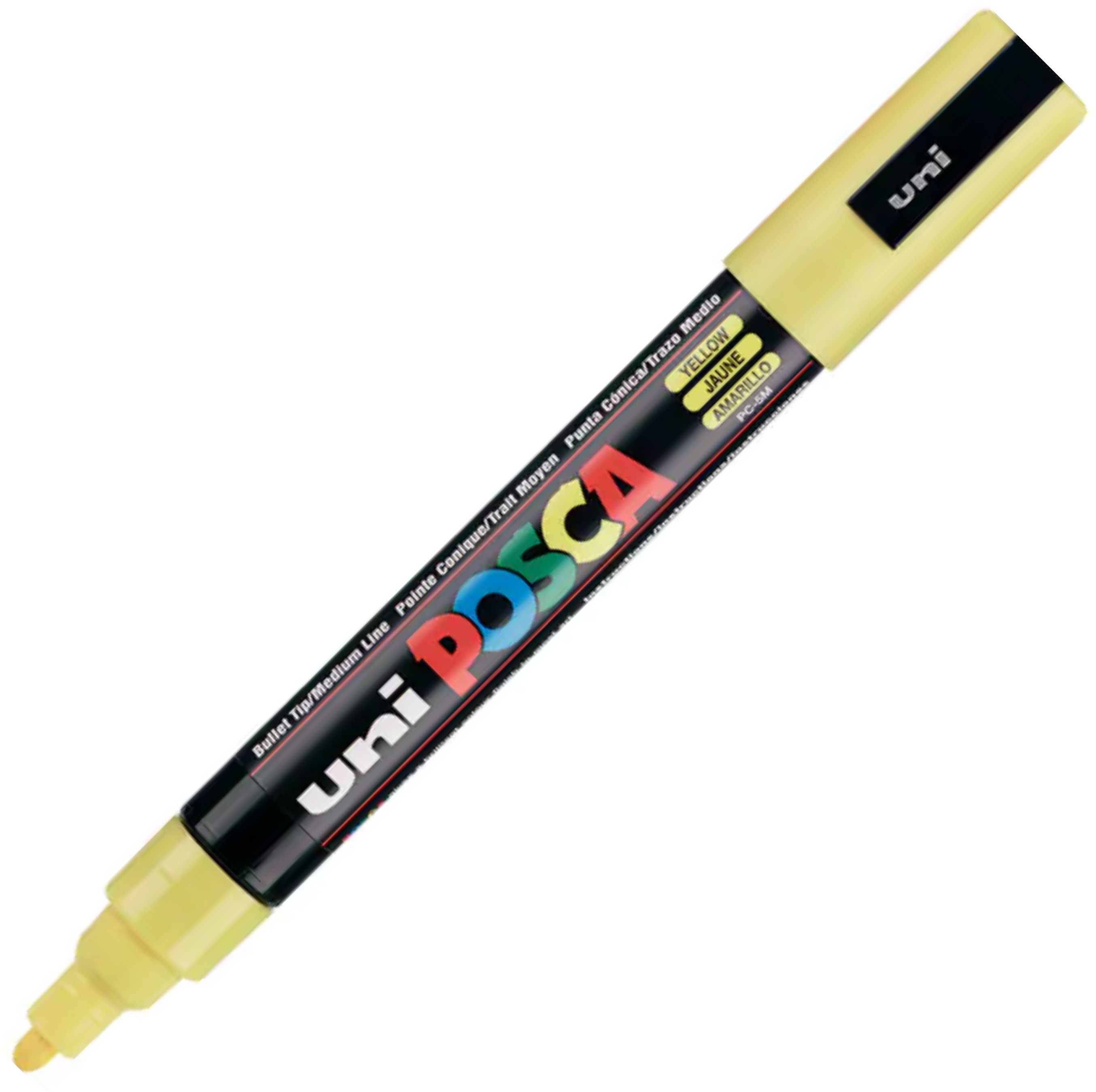 Pc-5 m żołty marker posca uni do biura | eazbiuro.pl | Kup w sekundę!