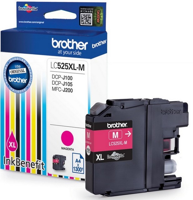 Wkład atramentowy Brother lC525xl-m PurPurowy