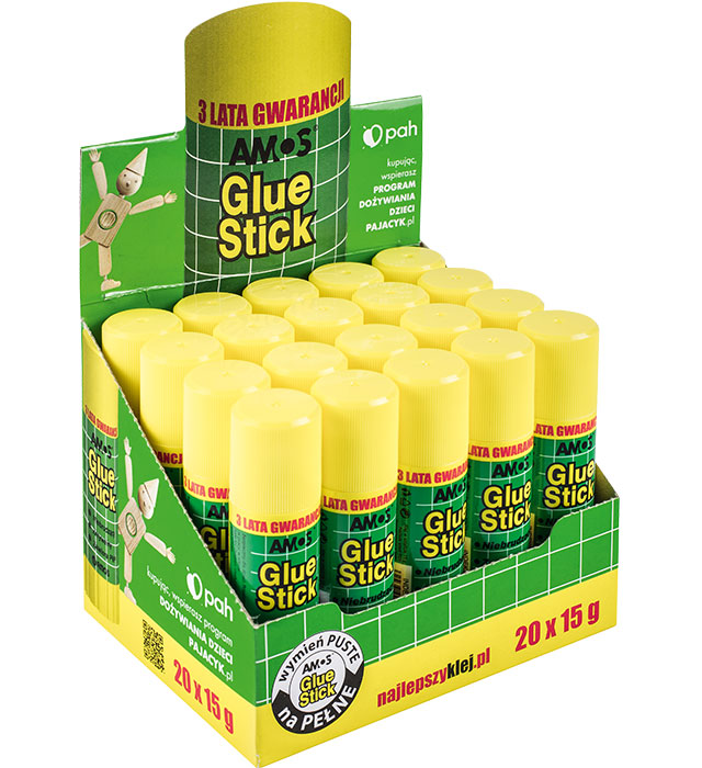 Klej w sztyfcie Amos 15g