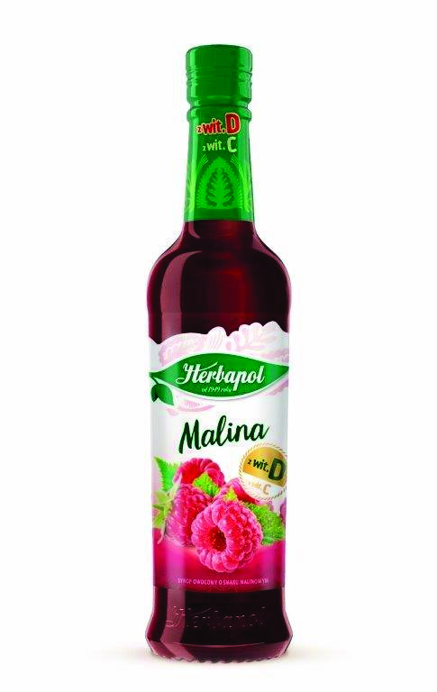 Syrop Herbapol 420 ml malinowy