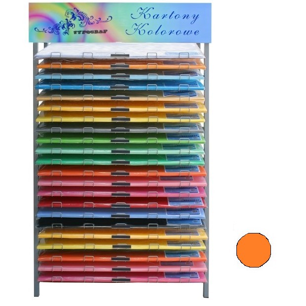 Karton kolorowy Typograf B1 240 g/m2 pomarańczowy | eazbiuro.pl | Sprawdź cenę!
