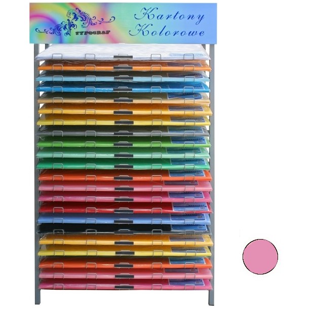 Karton kolorowy Typograf B1 240 g/m2 rożowy | eazbiuro.pl | Nie czekaj!