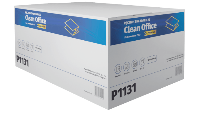 Ręcznik zz p1131 premium Clean office 3000 listków zestaw 20 sztuk. | eazbiuro.pl | Działaj teraz!