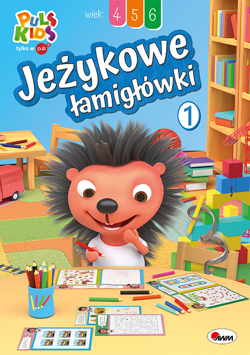 Jeżykowe łamigłówki 1 – książeczka aktywizująca | Świetny wybór dla dziecka
