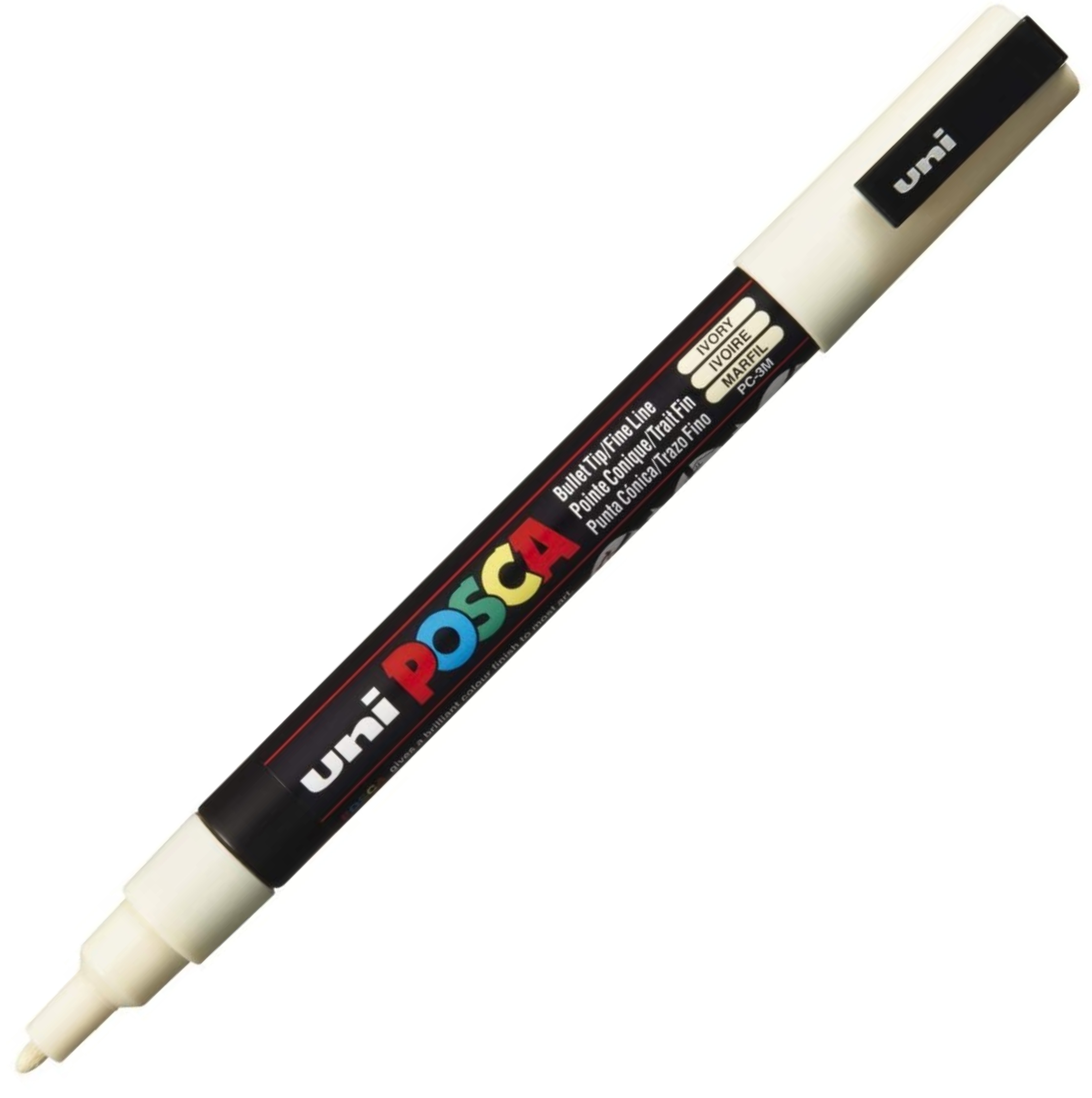 Pc-3 m kość słoniowa marker posca uni | eazbiuro.pl | Zamów z gwarancją!