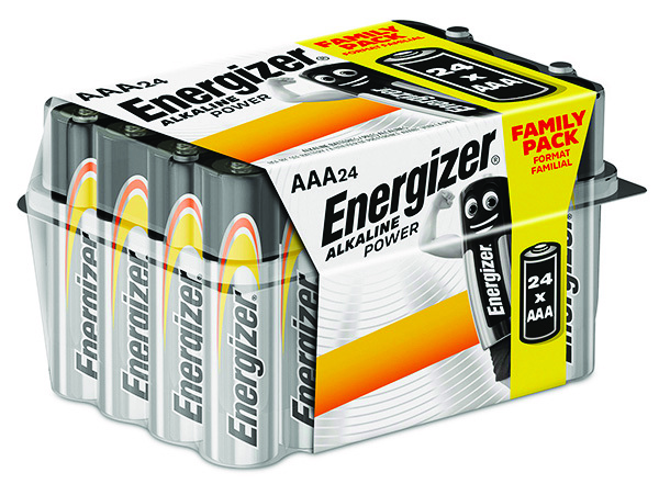 Bateria Energizer alkaline power, aaa, lr03, 1,5v, 24 sztuk