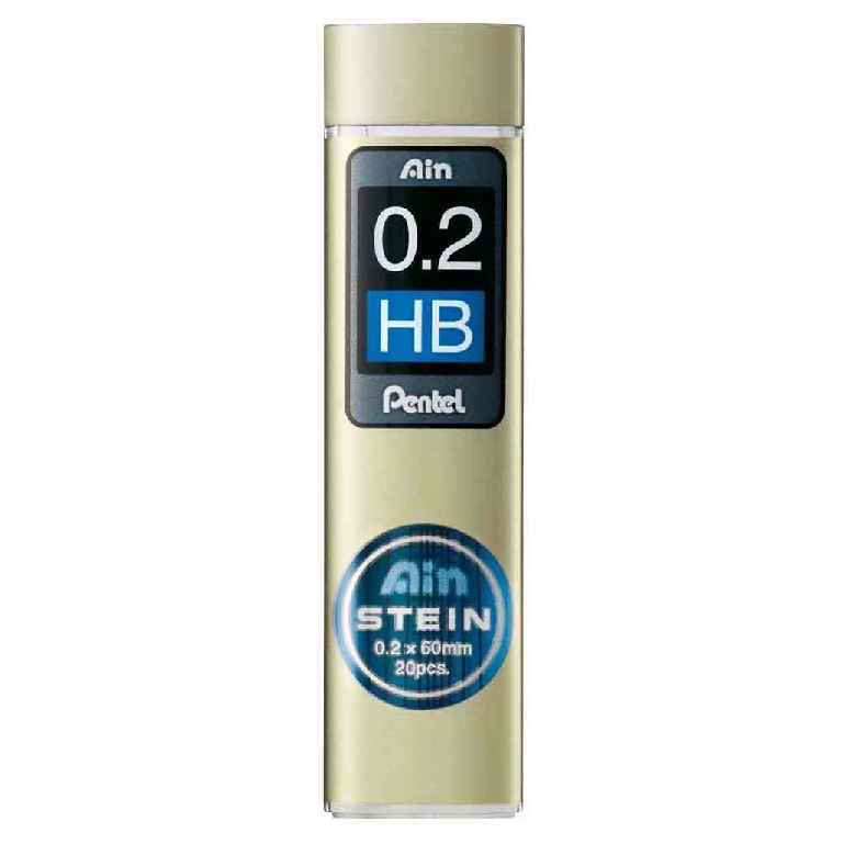 Grafity ołówkowe Pentel Ain Stein 0,2 HB Grafity ołówkowe Pentel Ain Stein 0,2 HB