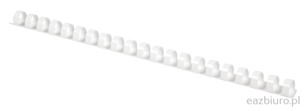 Grzbiety do bindowania Office Products, A4, 10mm (65 kartek), 100 sztuk, białe Grzbiety do bindowania Office Products, A4, 10mm (65 kartek), 100 sztuk, białe