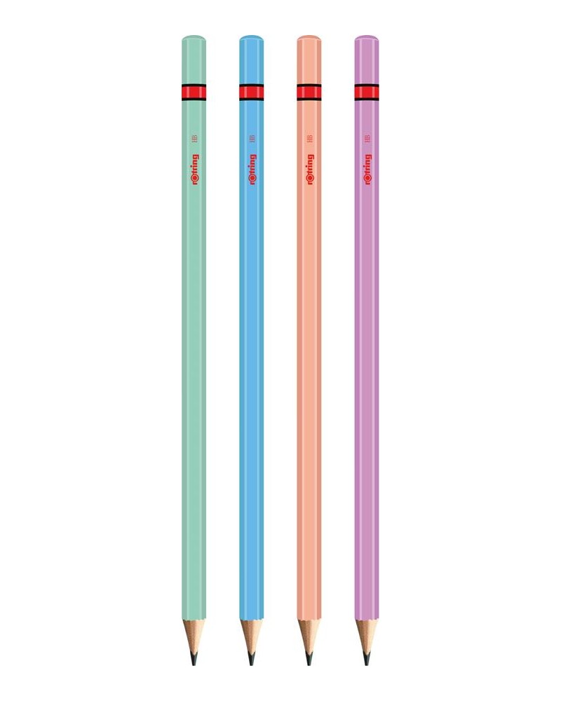 Ołówek Rotring HB mix metaliczny | eazbiuro.pl | Kup z rabatem!