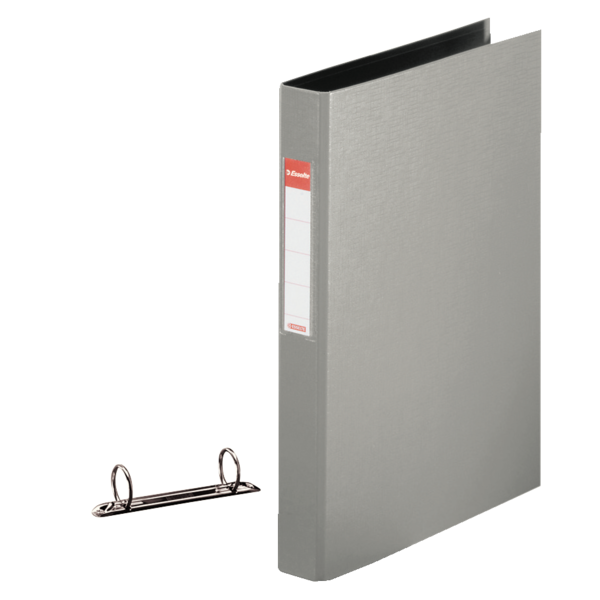 Segregator Esselte A4 z 2 kółkami, A4 42 mm, szary | eazbiuro.pl | Zamów taniej!