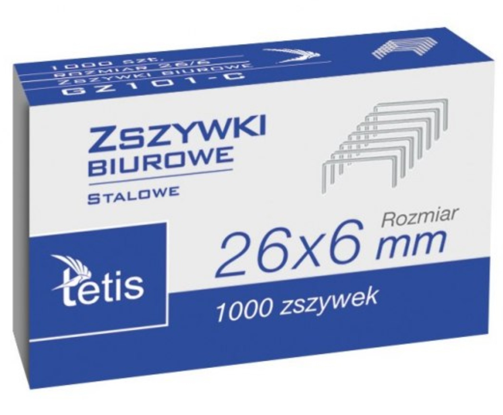 Zszywki Tetis 26/6