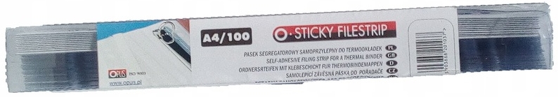 Grzbiety samoprzylepne paski zestaw 100 sztuk Opus | eazbiuro.pl | Weź najlepsze!