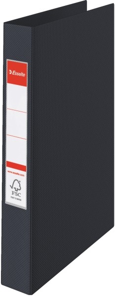 Segregator Esselte A4 z 2 kółkami, A4 42 mm, czarny | eazbiuro.pl | Kliknij i kup!