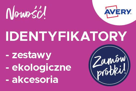 Próbki Avery Zweckform Identyfikatory | eazbiuro.pl | Sprawdź ofertę!