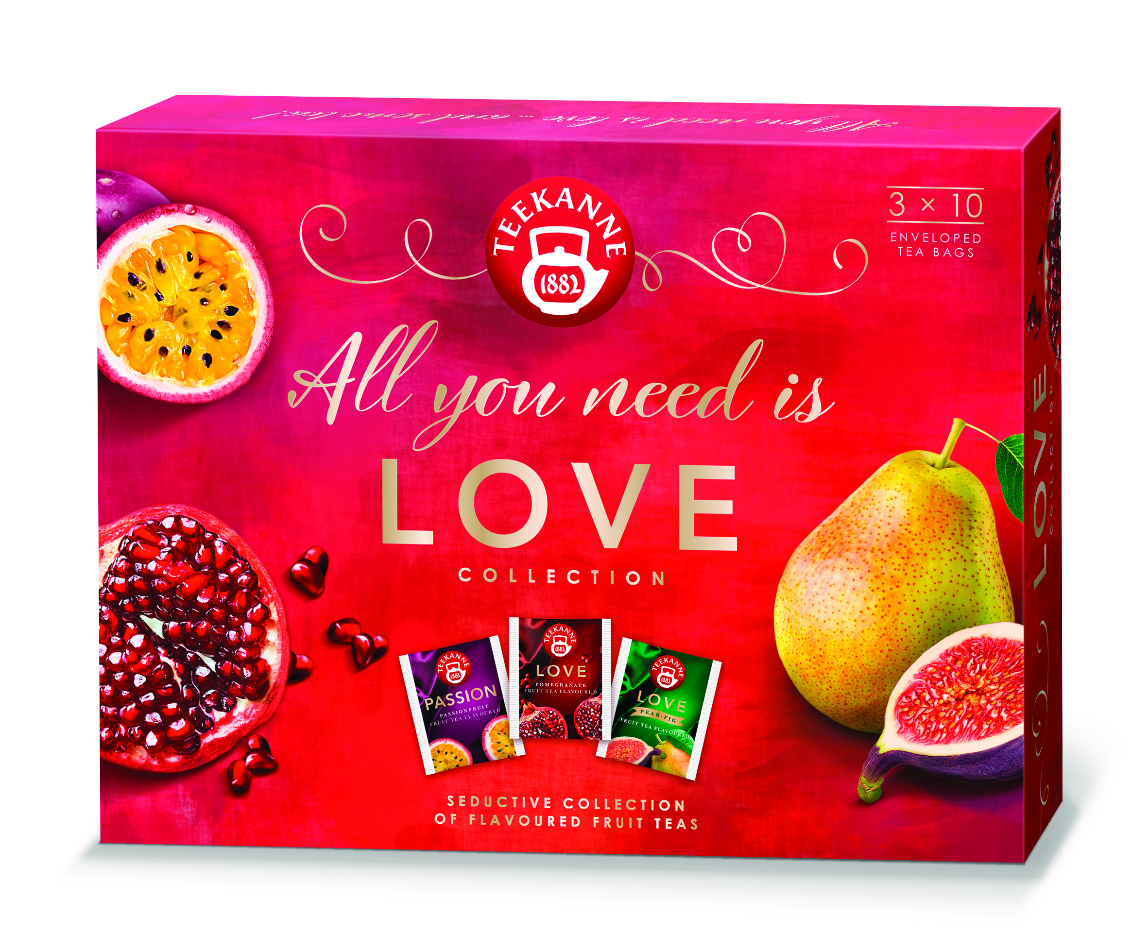 Herbata teekanne love collection, zestaw 3 smaków, 30 kopert Herbata teekanne love collection, zestaw 3 smaków, 30 kopert