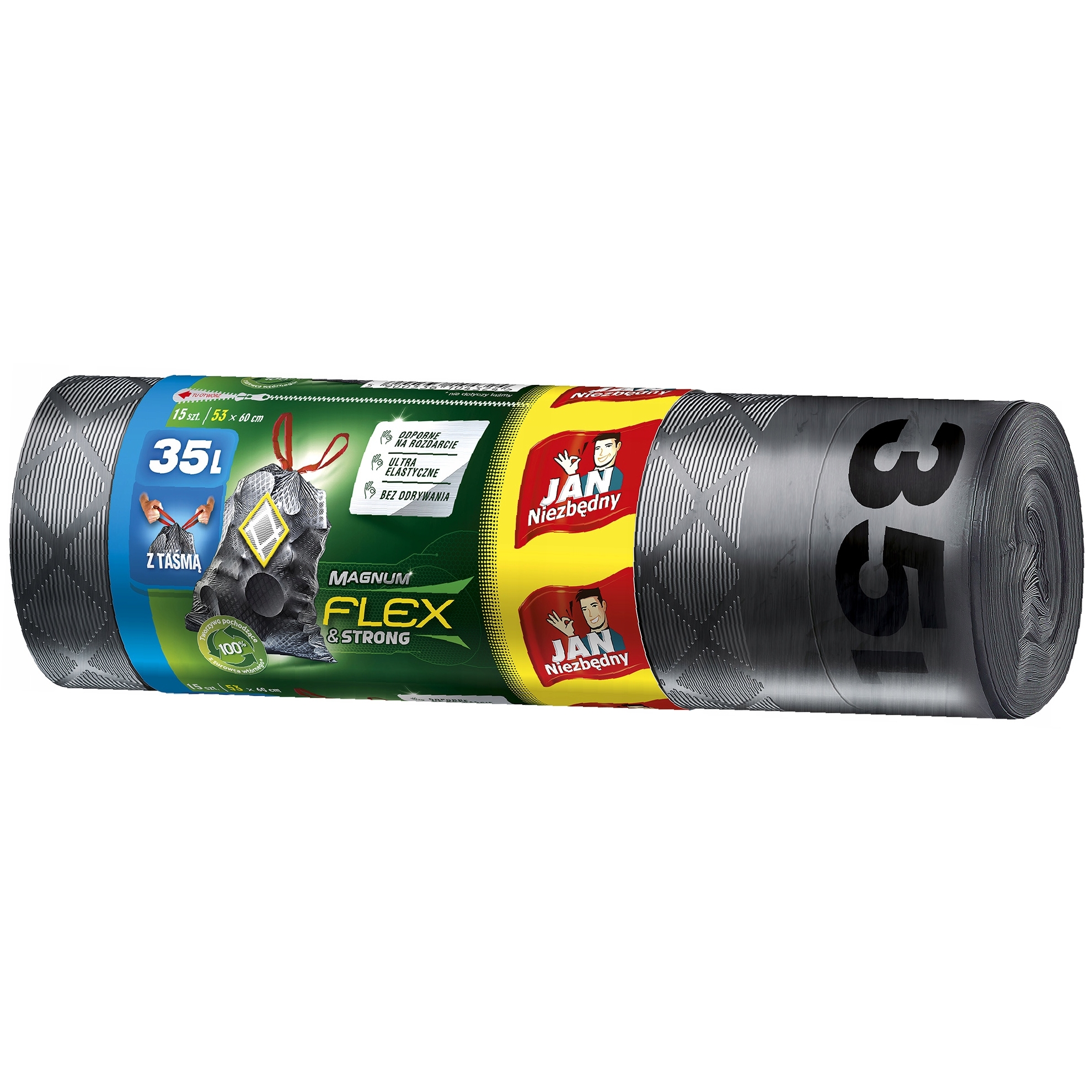 Worki ld Jan Niezbędny magnum flex 35 l zestaw 15 sztuk. | eazbiuro.pl | Zamów korzystnie!