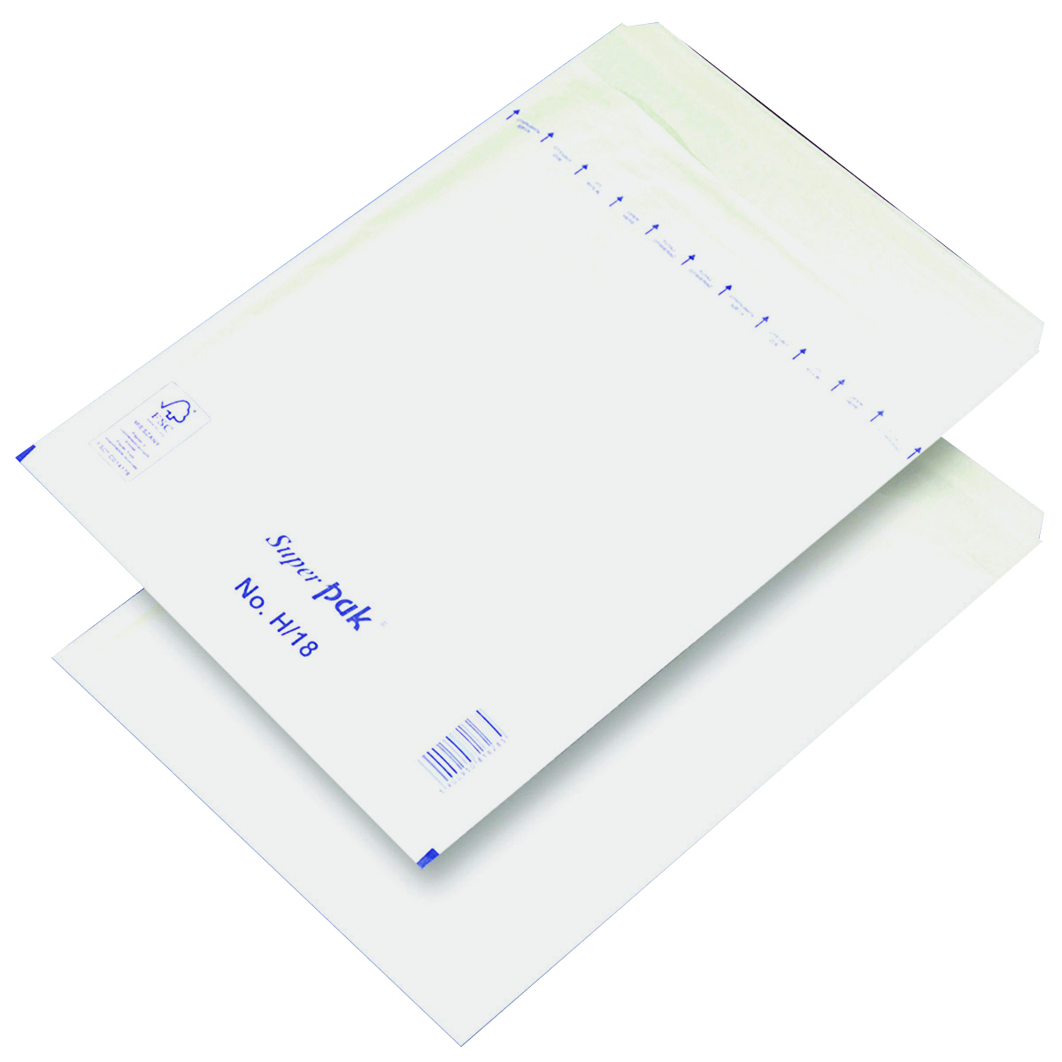 Koperty samoklejące z folią bąbelkową Office Products, hk, h18, 270x360mm/290x370mm, 10 sztuk, białe