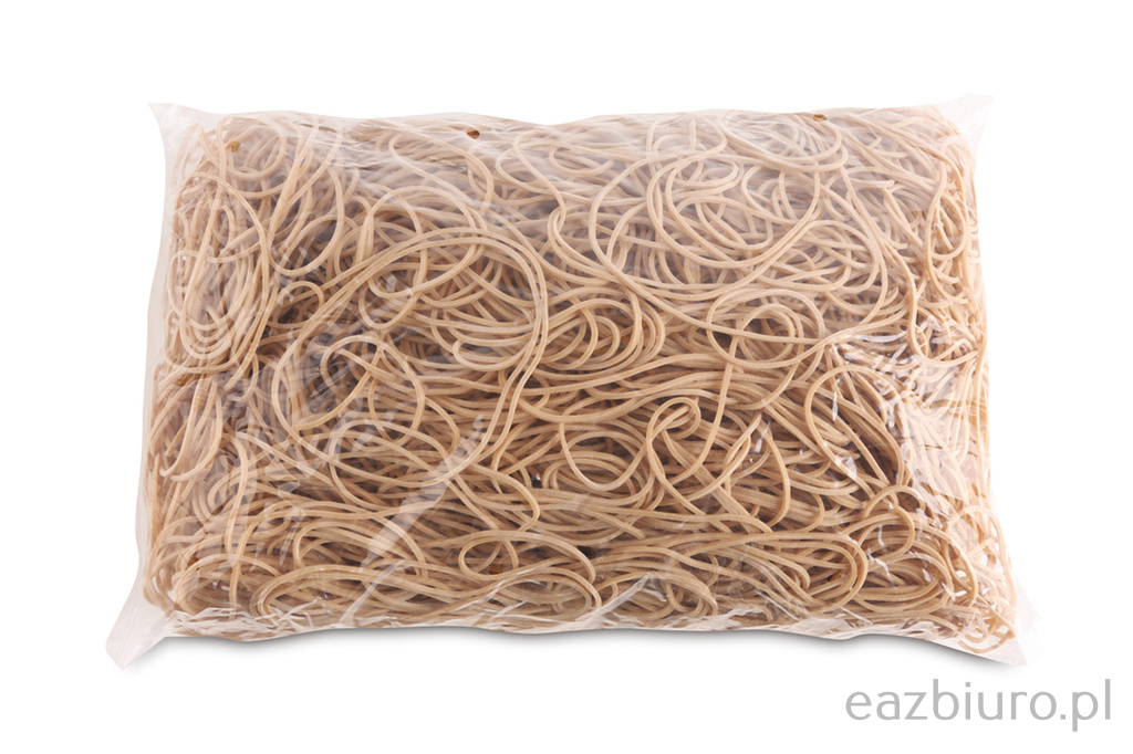Gumki reCepturki Office Products, średnica 80mm, 1,5x1,5mm, 60% kauczuku, 1000g, zgrzewka, naturalne