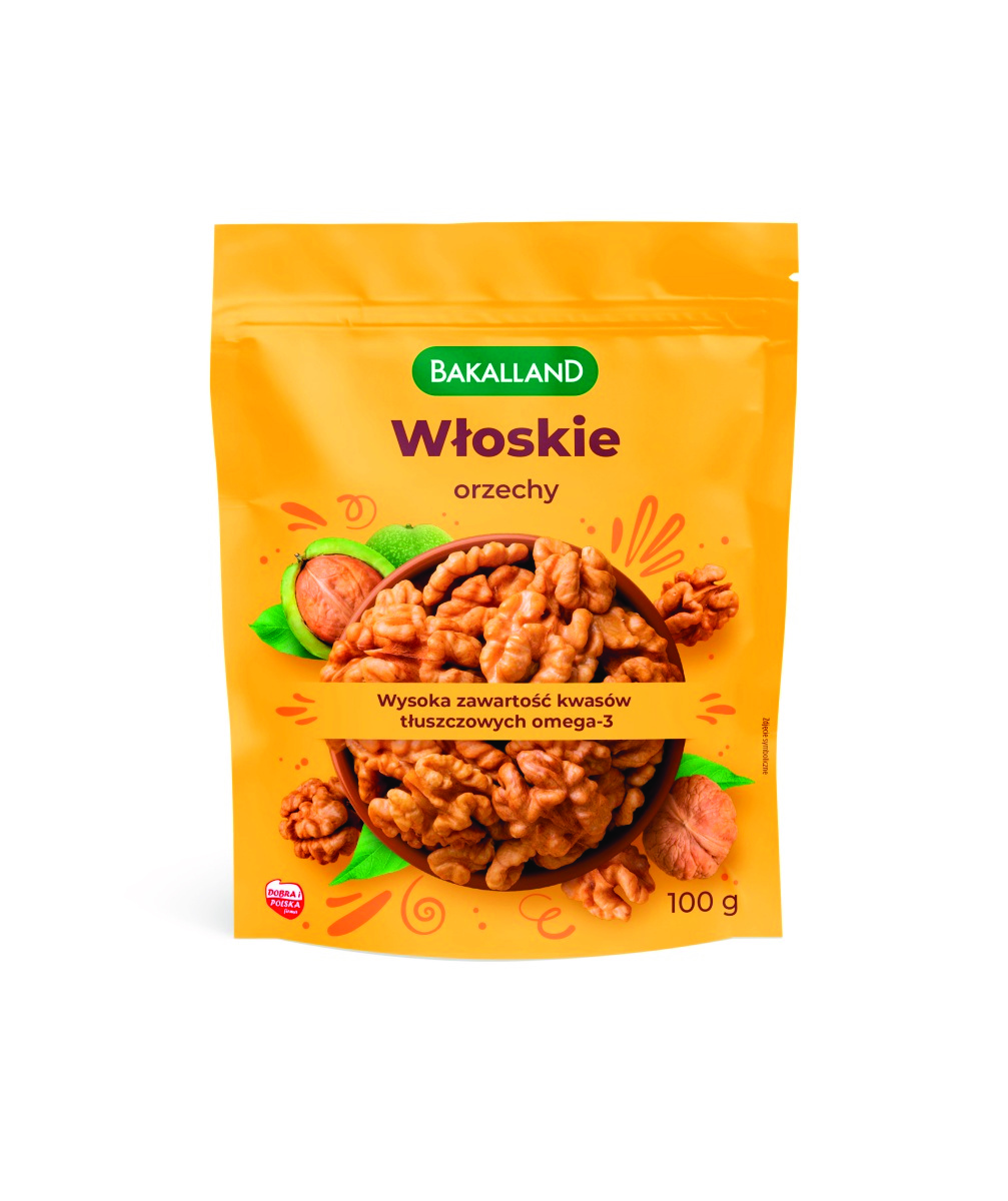 Orzechy włoskie, Bakalland, 100g