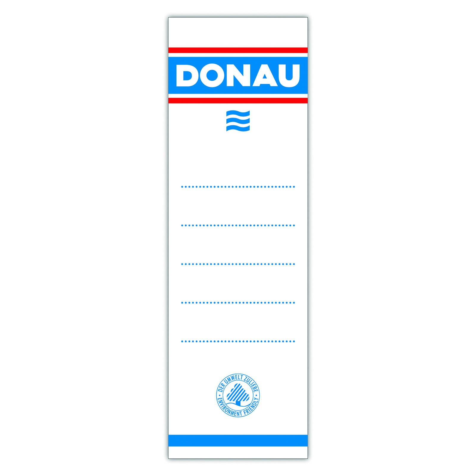 Etykiety wsuwane na segregator Donau 20 sztuk Etykiety wsuwane na segregator Donau 20 sztuk
