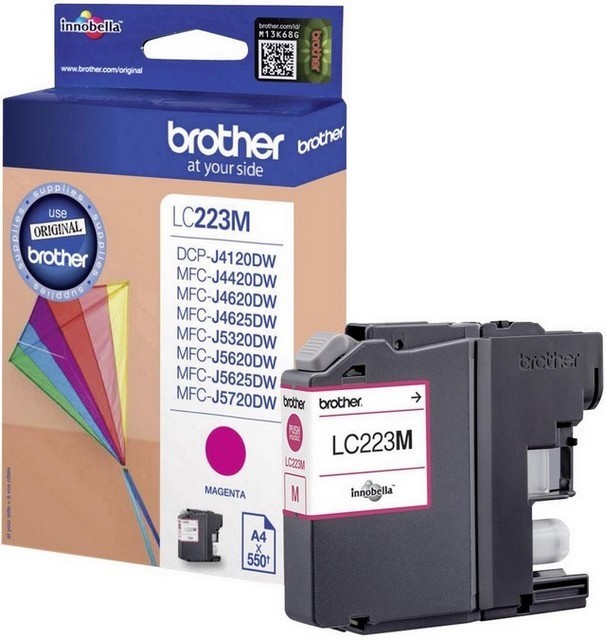 Wkład atramentowy Brother lc223-m PurPurowy Wkład atramentowy Brother lc223-m PurPurowy