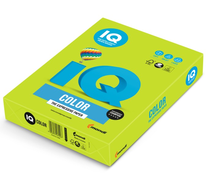 Papier ksero iq color A4 oliwkowy lg46