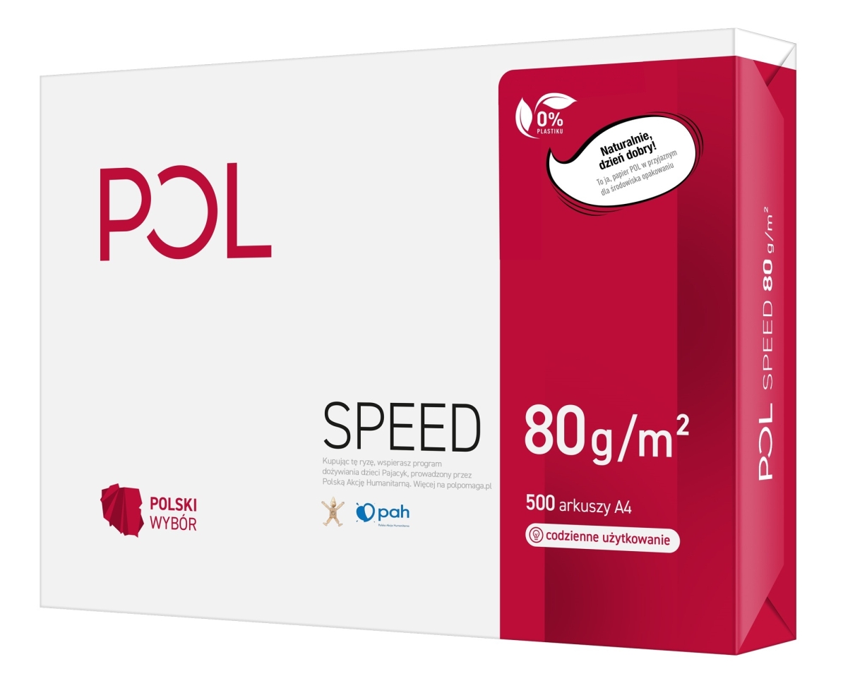 Papier ksero Polspeed A4 80 g/m2  500 ark.
