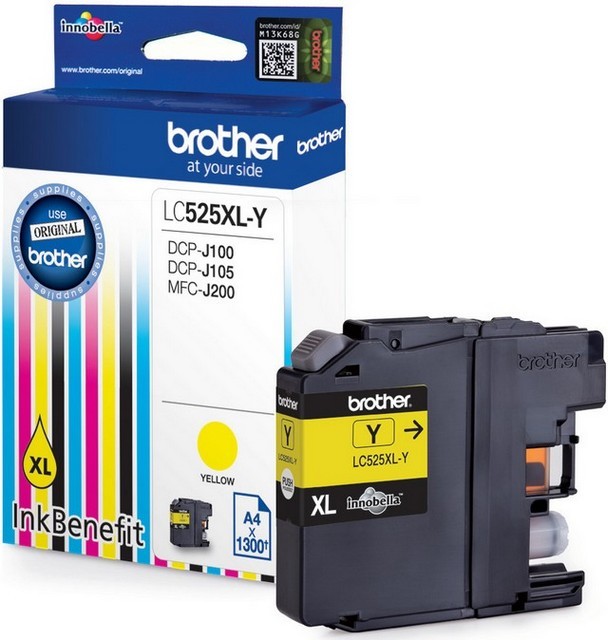 Wkład atramentowy Brother lC525xl-y żółty