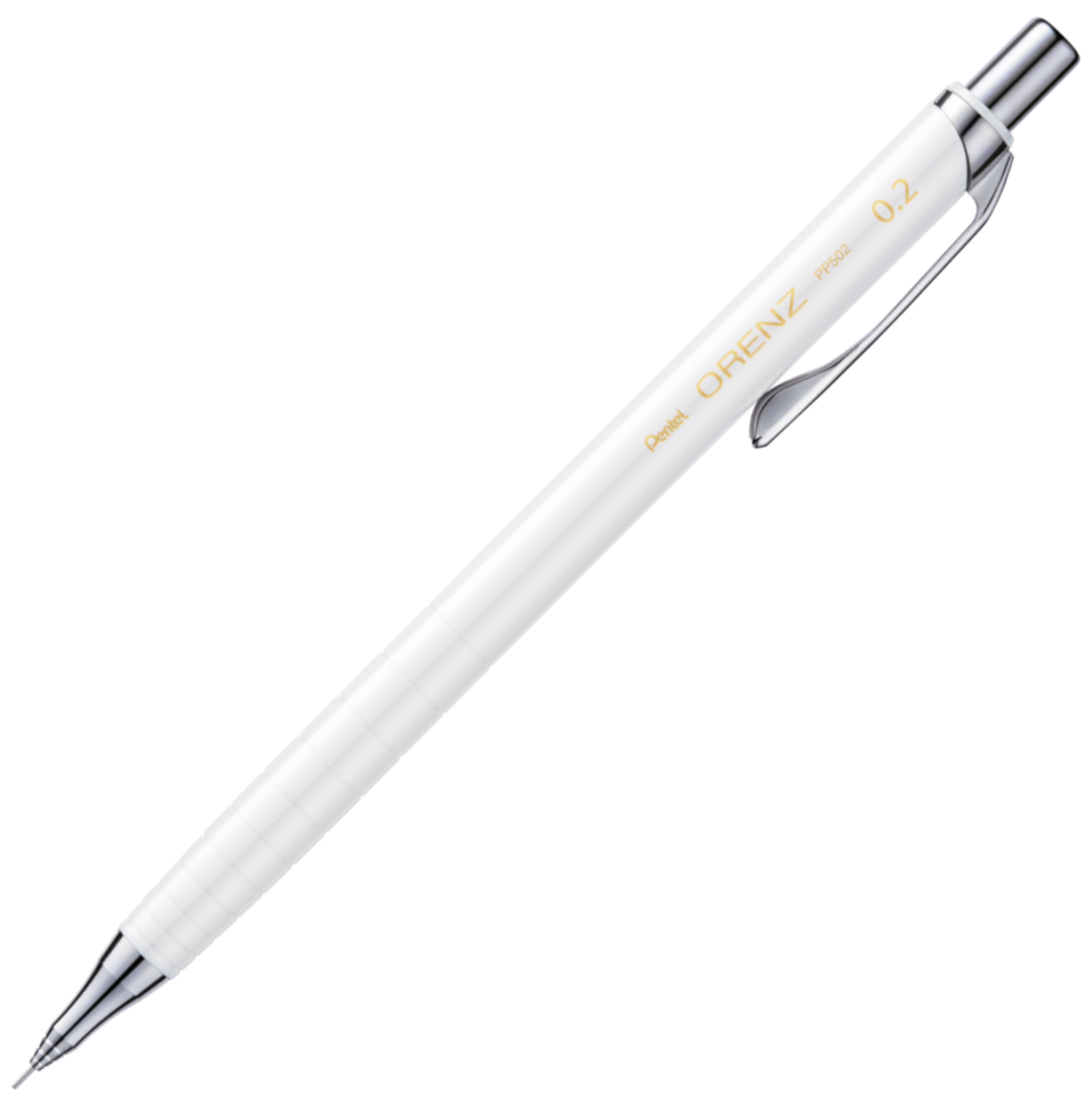 Ołówek automatyczny Pentel orenz 0,2 mm pp502 biały | eazbiuro.pl | Zamów wygodnie!