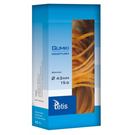 Gumki recepturki Tetis 15g 43mm