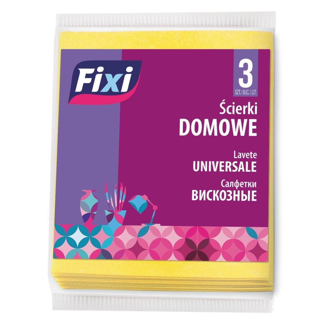 Ściereczki uniwersalne fixi domowe 3 sztuki | eazbiuro.pl | Działaj teraz!
