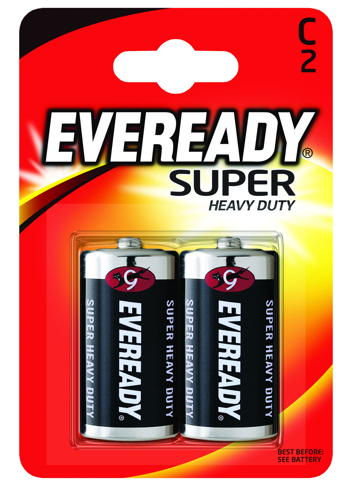 Bateria eveready super heavy duty, c, r14, 1,5v, 2 sztuki