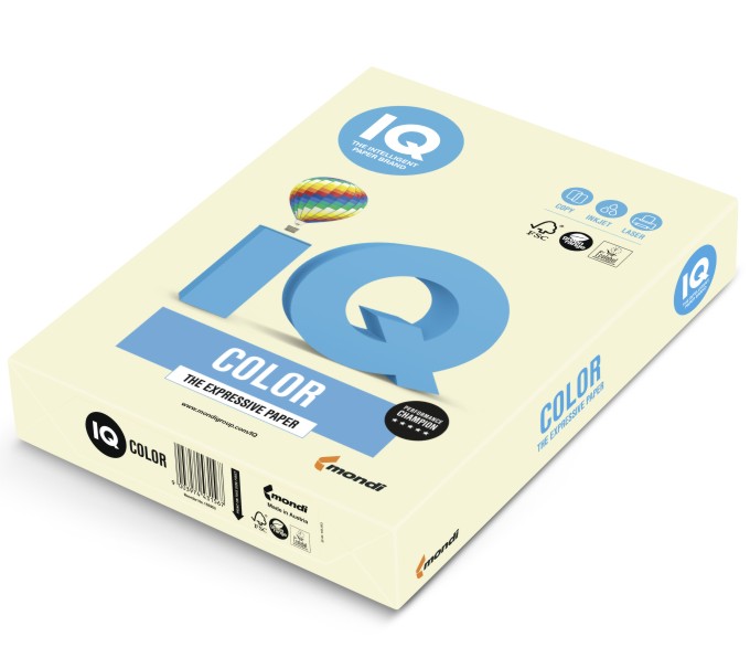 Papier ksero iq color A4 waniliowy be66 Papier ksero iq color A4 waniliowy be66