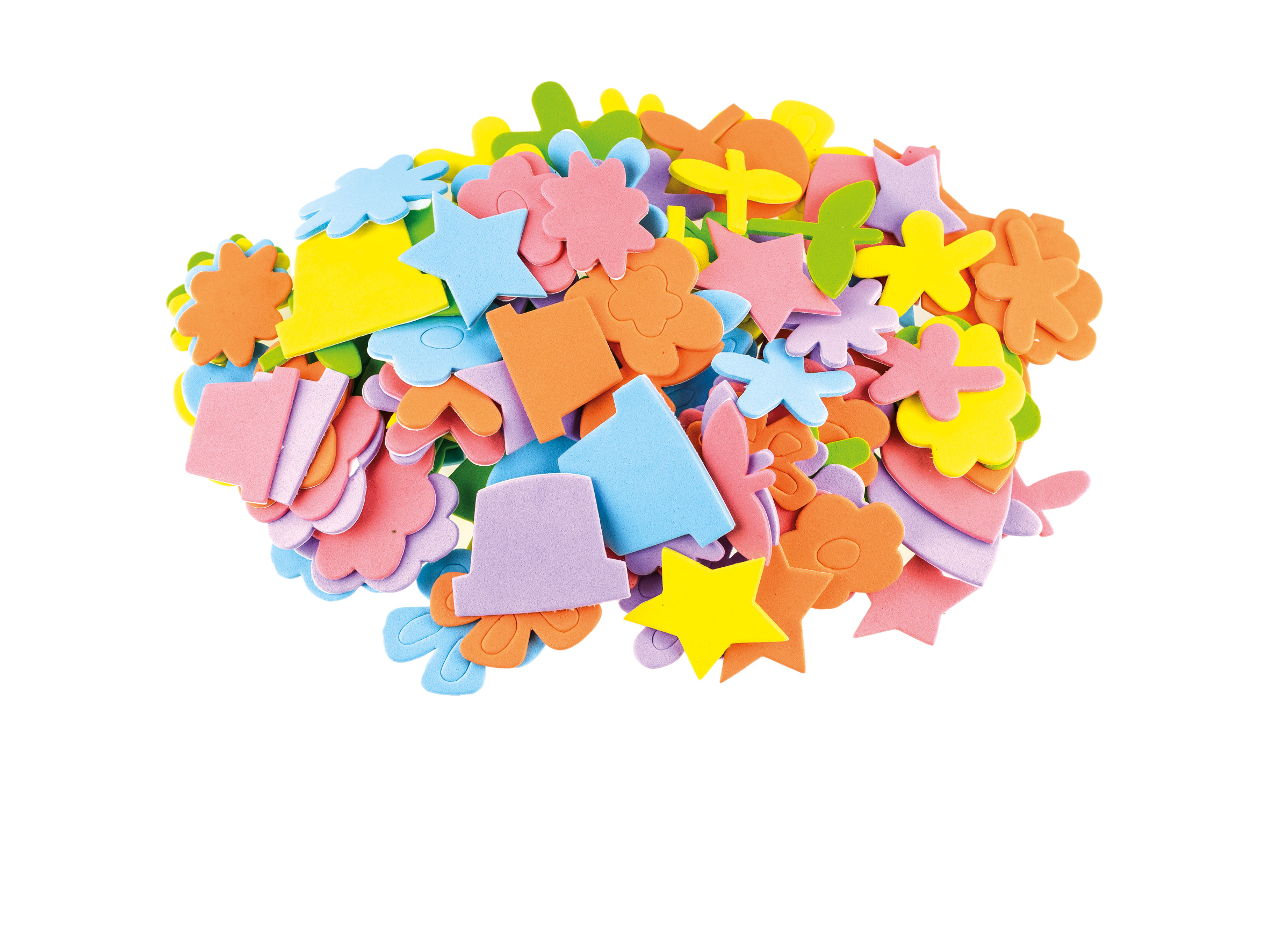 Naklejki z pianki Brewis pvc28 120 kwiaty i figury | eazbiuro.pl | Zamów online!