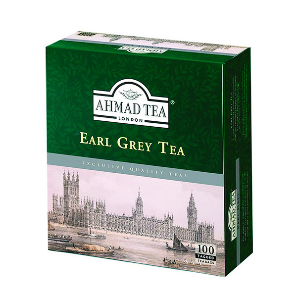 Herbata Ahmad earl grey, 100 torebek