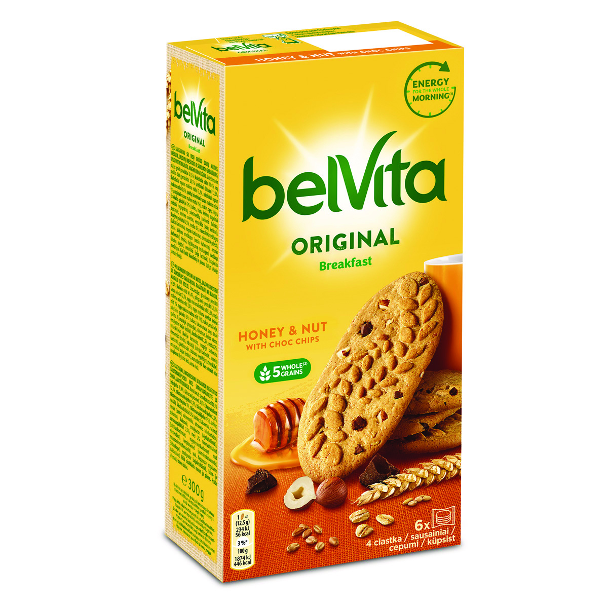Ciastka belvita honey&nuts, 300 g