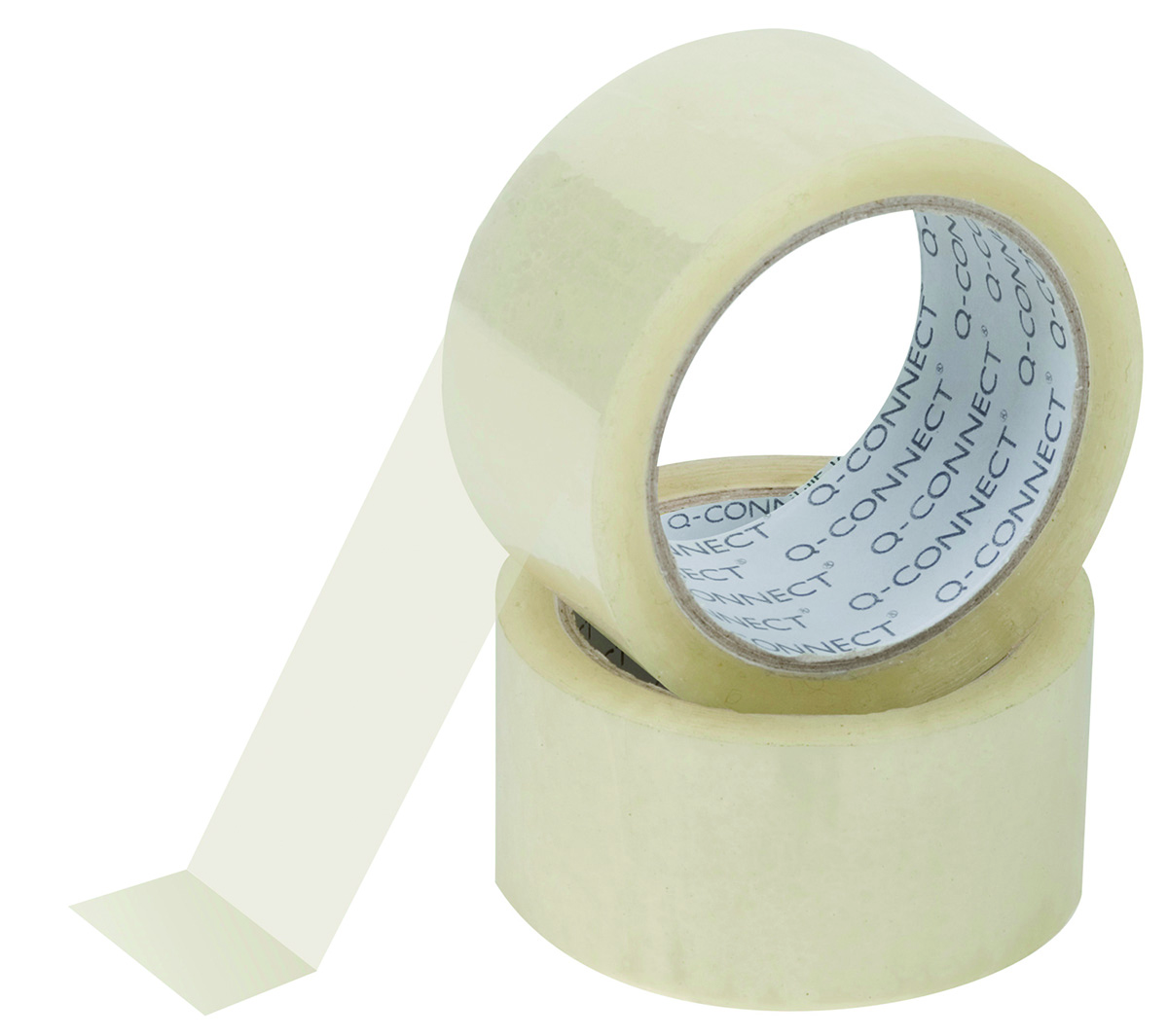 Taśma pakowa Q-Connect, 48mm, 50y, transparentna Taśma pakowa Q-Connect, 48mm, 50y, transparentna