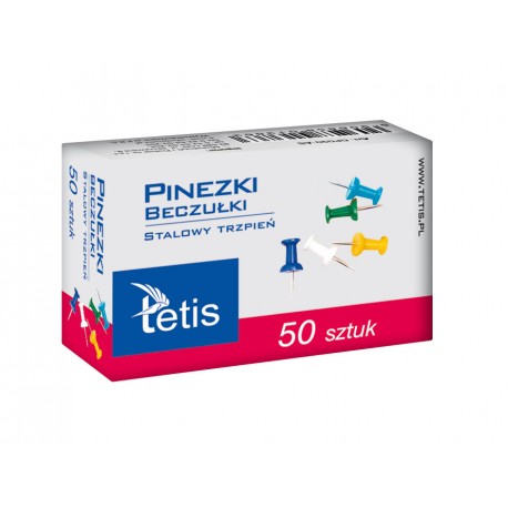 Pinezki kołeczki /50szt Tetis gp100-ab